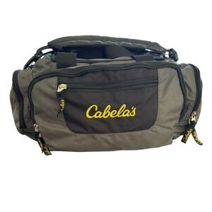 Cabela's Gray Cath All Gear Bag Duffel Hunting Range Travel Shoulder Strap Large